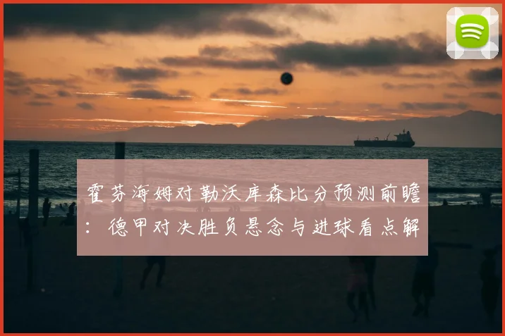 霍芬海姆对勒沃库森比分预测前瞻：德甲对决胜负悬念与进球看点解析